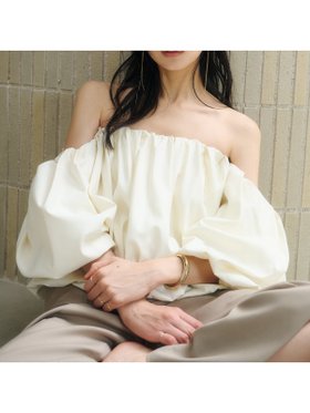 【アニュアンス/anuans】のボリュームバルーンブラウス 人気、トレンドファッション・服の通販 founy(ファニー) ファッション Fashion レディースファッション Fashion for Women トップス・カットソー Cut & Sew Tops シャツ・ブラウス・オフィスカジュアル Elegant Blouses & Button-Ups ギャザー Gathered, Ruffled コンパクト Compact, Small Size デニム Denim, Jeans Material ドレープ Drape, Draping Fabric バランス Balance, Style Balance バルーン Balloon, Balloon Silhouette フィット Fit, Slim Fit フォルム Silhouette, Form 夏 Summer |ID:prp329100004919133