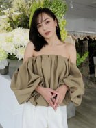 【アニュアンス/anuans】のボリュームバルーンブラウス 人気、トレンドファッション・服の通販 founy(ファニー) ファッション Fashion レディースファッション Fashion for Women トップス・カットソー Cut & Sew Tops シャツ・ブラウス・オフィスカジュアル Elegant Blouses & Button-Ups ギャザー Gathered, Ruffled コンパクト Compact, Small Size デニム Denim, Jeans Material ドレープ Drape, Draping Fabric バランス Balance, Style Balance バルーン Balloon, Balloon Silhouette フィット Fit, Slim Fit フォルム Silhouette, Form 夏 Summer thumbnail BEIGE|ID: prp329100004919133 ipo3291000000036903095