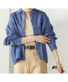 【シップス フォー ウィメン/SHIPS】の洗濯機可能 ライトオンス デニム ショート シャツ ブルー系|ID:prp329100004919182