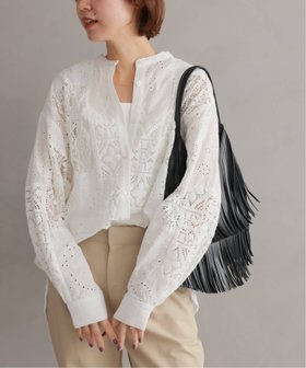 【ジャーナルスタンダード レリューム/JOURNAL STANDARD relume】の《追加2》パッチワークレースシャツ 人気、トレンドファッション・服の通販 founy(ファニー) ファッション Fashion レディースファッション Fashion for Women トップス・カットソー Cut & Sew Tops シャツ・ブラウス・オフィスカジュアル Elegant Blouses & Button-Ups 2026年 2026 ミックス Mix, Mixed Style |ID:prp329100004919206