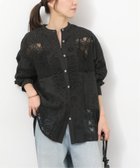 【ジャーナルスタンダード レリューム/JOURNAL STANDARD relume】の《追加2》パッチワークレースシャツ 人気、トレンドファッション・服の通販 founy(ファニー) ファッション Fashion レディースファッション Fashion for Women トップス・カットソー Cut & Sew Tops シャツ・ブラウス・オフィスカジュアル Elegant Blouses & Button-Ups 2026年 2026 ミックス Mix, Mixed Style thumbnail ブラック|ID: prp329100004919206 ipo3291000000036903216