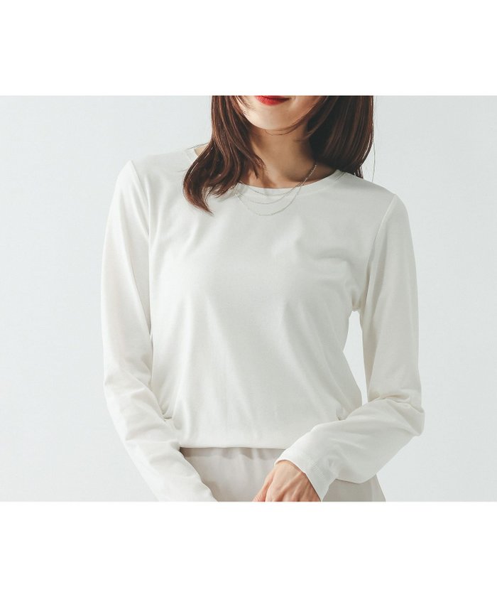 【グローバルワーク/GLOBAL WORK】のFffit エフィット/やわらかストレッチクルー長袖T/一部店舗限定/645033 インテリア・キッズ・メンズ・レディースファッション・服の通販 founy(ファニー) https://founy.com/ ファッション Fashion レディースファッション Fashion for Women トップス・カットソー Cut & Sew Tops おすすめ Recommended / Our Picks インナー Innerwear カーディガン Cardigan, Knitwear ジャケット Jacket, Outerwear ストレッチ Stretch, Stretchy Fabric パターン Pattern, Design Print フィット Fit, Slim Fit ロング Long, Long-Length 吸水 Absorbent, Quick-Dry 無地 Plain, Solid Color 長袖 Long Sleeve, Full Sleeve |ID: prp329100004919218 ipo3291000000036903296