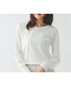 【グローバルワーク/GLOBAL WORK】のFffit エフィット/やわらかストレッチクルー長袖T/一部店舗限定/645033 人気、トレンドファッション・服の通販 founy(ファニー) ファッション Fashion レディースファッション Fashion for Women トップス・カットソー Cut & Sew Tops おすすめ Recommended / Our Picks インナー Innerwear カーディガン Cardigan, Knitwear ジャケット Jacket, Outerwear ストレッチ Stretch, Stretchy Fabric パターン Pattern, Design Print フィット Fit, Slim Fit ロング Long, Long-Length 吸水 Absorbent, Quick-Dry 無地 Plain, Solid Color 長袖 Long Sleeve, Full Sleeve thumbnail ホワイト06|ID: prp329100004919218 ipo3291000000036903297