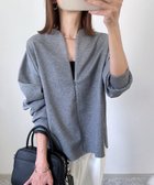 【スタイルドア/STYLEDOOR】のライトダンボールフロント2wayロングスリーブプルオーバー Mグレー|ID: prp329100004919222 ipo3291000000036903365