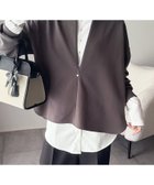 【スタイルドア/STYLEDOOR】のライトダンボールフロント2wayロングスリーブプルオーバー チャコール|ID: prp329100004919222 ipo3291000000036903367