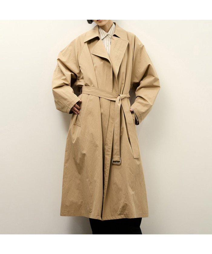 【アダム エ ロペ/ADAM ET ROPE'】のリラックスライトトレンチコート インテリア・キッズ・メンズ・レディースファッション・服の通販 founy(ファニー) https://founy.com/ ファッション Fashion レディースファッション Fashion for Women アウター Coat / Outerwear Collection コート・ロングコート・ピーコート Long Coats, Peacoats & More トレンチコート / 春秋の定番アウター Trench Coats オケージョン Occasion Wear スリーブ Sleeve, Long Sleeve / Short Sleeve セットアップ Set-Up, Coordinated Outfit デニム Denim, Jeans Material フロント Front, Front Design ポケット Pocket, Pocket Detail リラックス Relax, Relaxed Fit ロング Long, Long-Length おすすめ Recommended / Our Picks エレガント 上品 Elegant 2026年 2026 |ID: prp329100004919258 ipo3291000000036903758