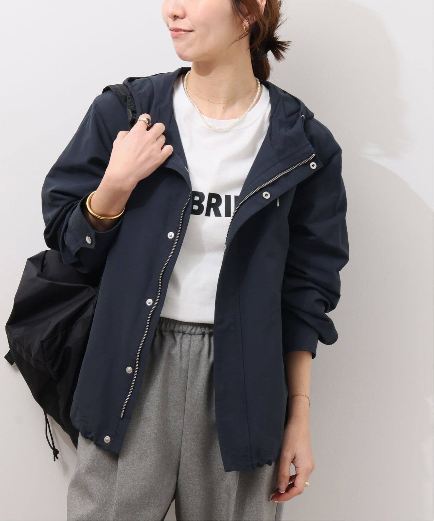 【ジャーナルスタンダード レリューム/JOURNAL STANDARD relume】の撥水グログランマウンテンパーカー インテリア・キッズ・メンズ・レディースファッション・服の通販 founy(ファニー) 　ファッション　Fashion　レディースファッション　Fashion for Women　トップス・カットソー　Cut & Sew Tops　レディースパーカー・カジュアルフーディー　Casual Hoodies & Sweatshirts　2026年　2026　デニム　Denim, Jeans Material　ドローコード　Drawcord, Drawstring Cord　パーカー　Hoodie, Parka　ベーシック　Basic, Essential　ネイビー|ID: prp329100004919259 ipo3291000000036903767