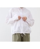 【メルローズ クレール/MELROSE claire】の《別注》【 The Duchess Designs/ザ ダッチェス デザイン】綿麻裾ドロストシャツ ホワイト|ID:prp329100004919267