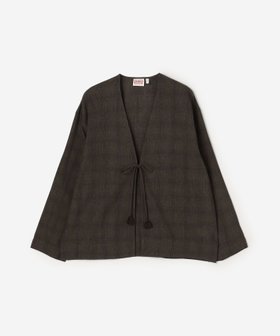 【ビショップ/Bshop】のファインラインチェック カーディガンシャツ WOMEN 人気、トレンドファッション・服の通販 founy(ファニー) ファッション Fashion レディースファッション Fashion for Women トップス・カットソー Cut & Sew Tops カーディガン・羽織り Layered Style Cardigans シャツ・ブラウス・オフィスカジュアル Elegant Blouses & Button-Ups インド Indian Textile カーディガン Cardigan, Knitwear タッセル Tassel, Fringe チェック Check, Plaid, Tartan フロント Front, Front Design ベーシック Basic, Essential 長袖 Long Sleeve, Full Sleeve |ID:prp329100004919277