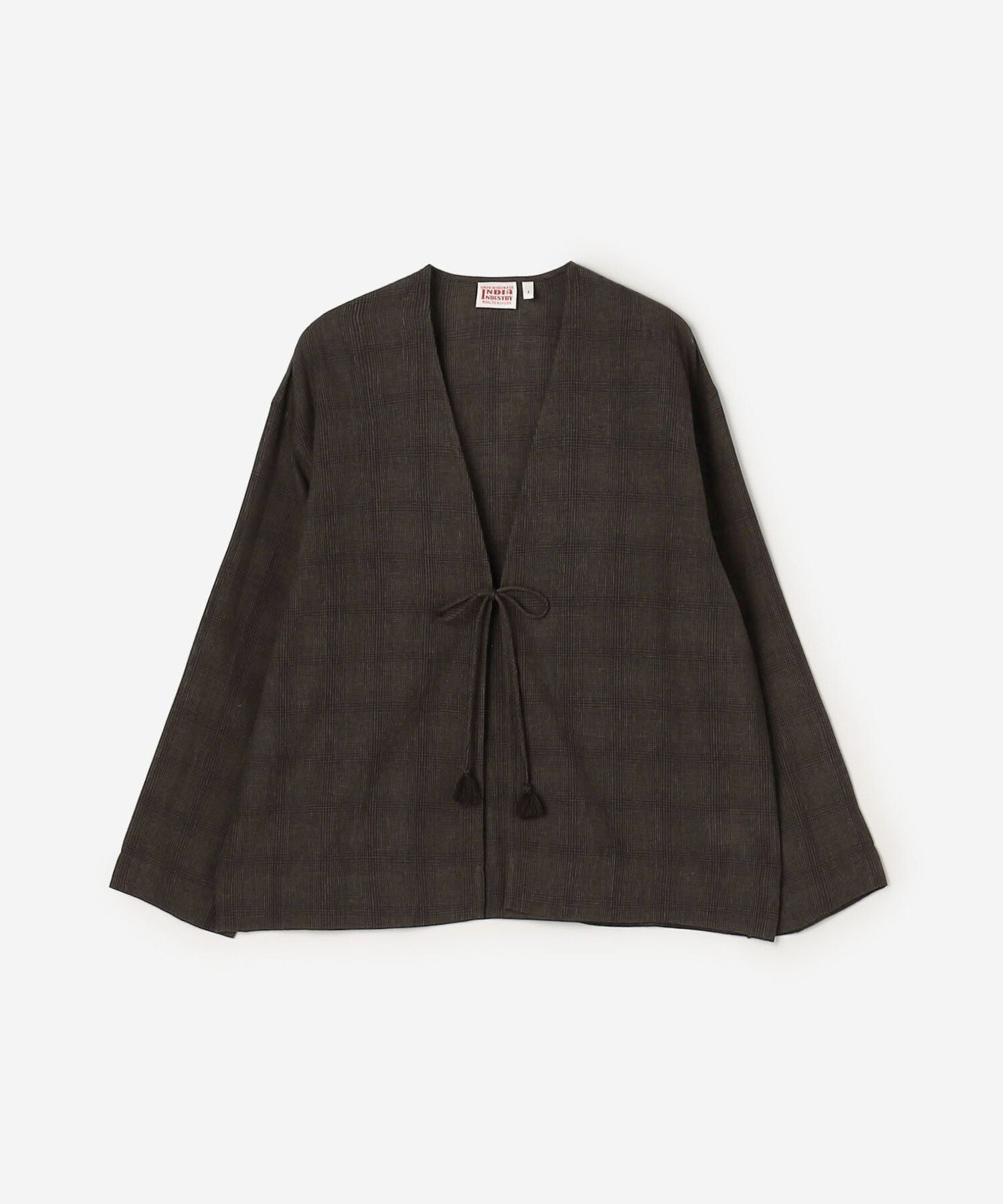 【ビショップ/Bshop】のファインラインチェック カーディガンシャツ WOMEN 人気、トレンドファッション・服の通販 founy(ファニー) ファッション Fashion レディースファッション Fashion for Women トップス・カットソー Cut & Sew Tops カーディガン・羽織り Layered Style Cardigans シャツ・ブラウス・オフィスカジュアル Elegant Blouses & Button-Ups インド Indian Textile カーディガン Cardigan, Knitwear タッセル Tassel, Fringe チェック Check, Plaid, Tartan フロント Front, Front Design ベーシック Basic, Essential 長袖 Long Sleeve, Full Sleeve other-1|ID: prp329100004919277 ipo3291000000036903833