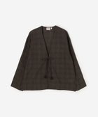 【ビショップ/Bshop】のファインラインチェック カーディガンシャツ WOMEN 人気、トレンドファッション・服の通販 founy(ファニー) ファッション Fashion レディースファッション Fashion for Women トップス・カットソー Cut & Sew Tops カーディガン・羽織り Layered Style Cardigans シャツ・ブラウス・オフィスカジュアル Elegant Blouses & Button-Ups インド Indian Textile カーディガン Cardigan, Knitwear タッセル Tassel, Fringe チェック Check, Plaid, Tartan フロント Front, Front Design ベーシック Basic, Essential 長袖 Long Sleeve, Full Sleeve thumbnail GREY系1|ID: prp329100004919277 ipo3291000000036903834