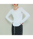 【メゾンスペシャル/MAISON SPECIAL】のLayered Rib Top 人気、トレンドファッション・服の通販 founy(ファニー) ファッション Fashion レディースファッション Fashion for Women ワンピース Dresses カットソー Cut and Sewn Top トレンド Trend, Trending Now thumbnail WHT|ID: prp329100004919280 ipo3291000000036903848