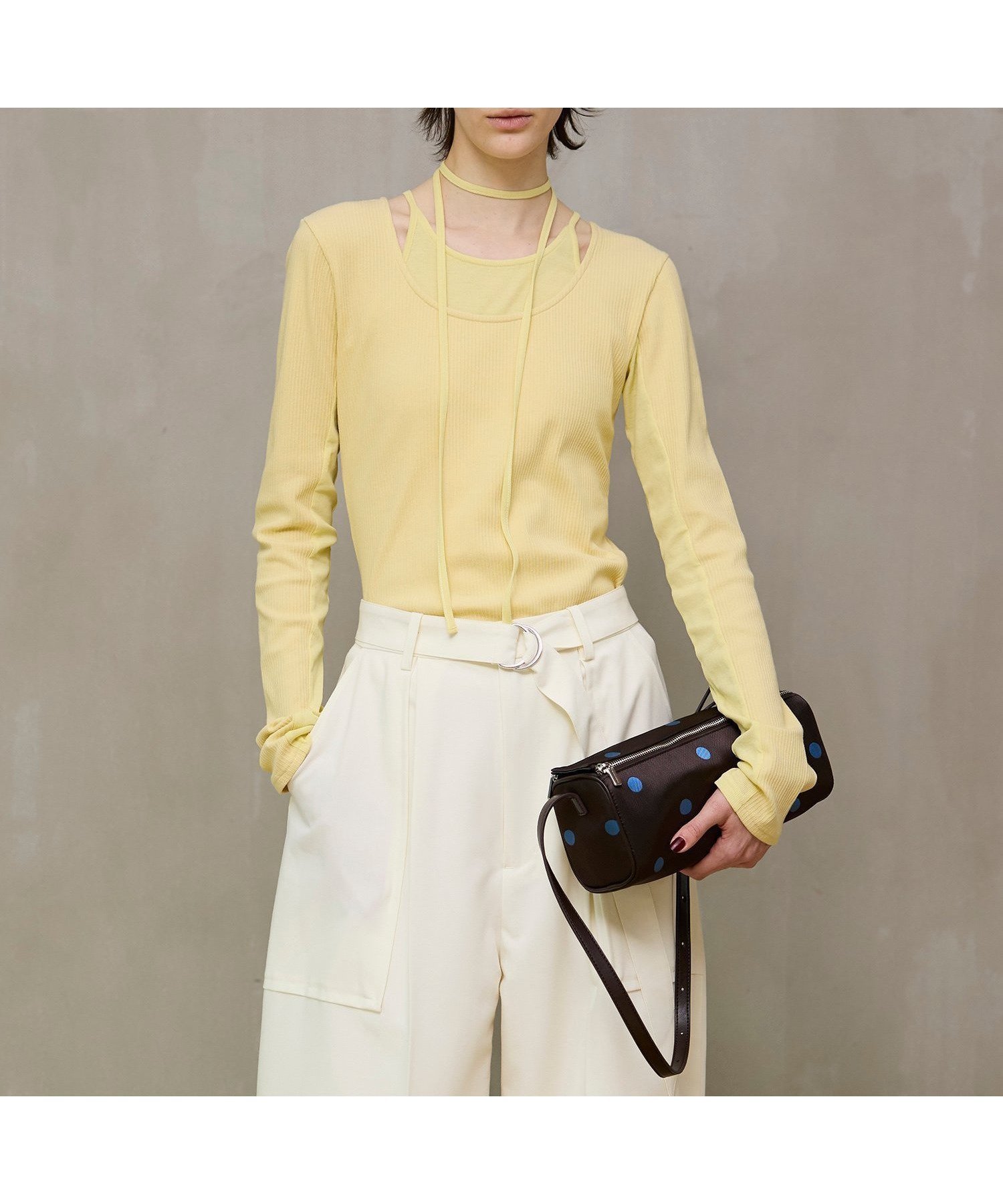 【メゾンスペシャル/MAISON SPECIAL】のLayered Rib Top インテリア・キッズ・メンズ・レディースファッション・服の通販 founy(ファニー) 　ファッション　Fashion　レディースファッション　Fashion for Women　ワンピース　Dresses　カットソー　Cut and Sewn Top　トレンド　Trend, Trending Now　YEL|ID: prp329100004919280 ipo3291000000036903849