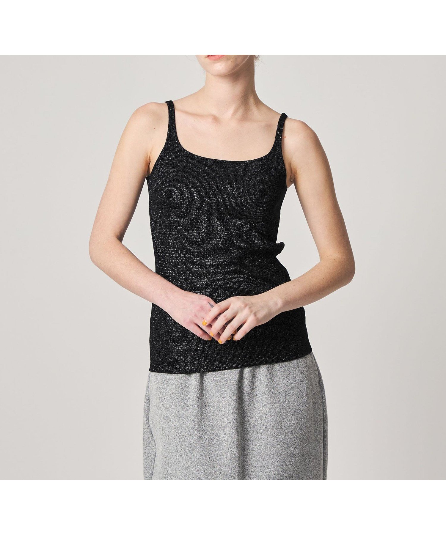 【ビューティ&ユース ユナイテッドアローズ/BEAUTY&YOUTH / UNITED ARROWS】のSteven Alan ラメ テレコ キャミタンクトップ インテリア・キッズ・メンズ・レディースファッション・服の通販 founy(ファニー) ファッション Fashion レディースファッション Fashion for Women トップス・カットソー Cut & Sew Tops キャミソール&ノースリーブ Camisoles & Sleeveless Tops アメリカン American Style インナー Innerwear シンプル Simple, Minimal テレコ Ribbed, Rib Stitch ニューヨーク New York, NYC Style エレガント 上品 Elegant BLACK|ID: prp329100004919284 ipo3291000000036903870