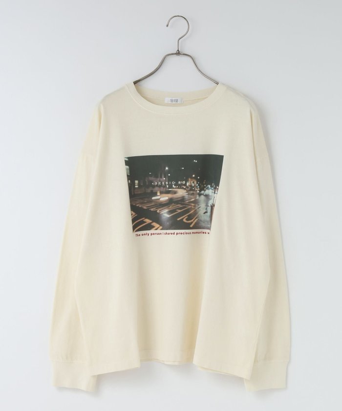 【ローリーズファーム/LOWRYS FARM】のロゴフォトロンT インテリア・キッズ・メンズ・レディースファッション・服の通販 founy(ファニー) https://founy.com/ ファッション Fashion レディースファッション Fashion for Women トップス・カットソー Cut & Sew Tops ロングTシャツ・Tシャツ Longline T-Shirts & Tees インナー Innerwear ジャケット Jacket, Outerwear ベーシック Basic, Essential ヴィンテージ Vintage Style |ID: prp329100004919285 ipo3291000000036903871