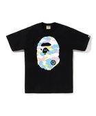 【ア ベイシング エイプ/A BATHING APE】のNEW MULTI CAMO BIG APE HEAD TEE 人気、トレンドファッション・服の通販 founy(ファニー) ファッション Fashion レディースファッション Fashion for Women インナー Innerwear クラシック Classic, Timeless Style グラフィック Graphic, Graphic Design ショート Short, Short Length スリーブ Sleeve, Long Sleeve / Short Sleeve パターン Pattern, Design Print プリント Print, Printed Pattern ラバー Rubber, Rubber Sole thumbnail BLACK|ID: prp329100004919290 ipo3291000000036903895