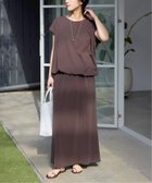 【スローブ イエナ/SLOBE IENA】の《2枚セット/ 》ニュアンスカットソー*ナロースカートセットアップ 人気、トレンドファッション・服の通販 founy(ファニー) ファッション Fashion レディースファッション Fashion for Women セットアップ Matching Sets スカート・ミニ/ミディ/マキシ Skirts / Mini, Midi & Maxi Skirts カッティング Cutting Detail カットソー Cut and Sewn Top ギャザー Gathered, Ruffled セットアップ Set-Up, Coordinated Outfit なめらか Smooth, Silky Texture バルーン Balloon, Balloon Silhouette リラックス Relax, Relaxed Fit 2026年 2026 thumbnail ブラウン|ID: prp329100004919291 ipo3291000000036903901
