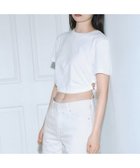 【その他のブランド/Other】のdrawstring crop tee ホワイト|ID: prp329100004919292 ipo3291000000036903903