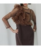 【その他のブランド/Other】の【2点セット】結婚式・二次会 ドレス オケージョン パールフリルビスチェ ブラウン|ID: prp329100004919304 ipo3291000000036903960