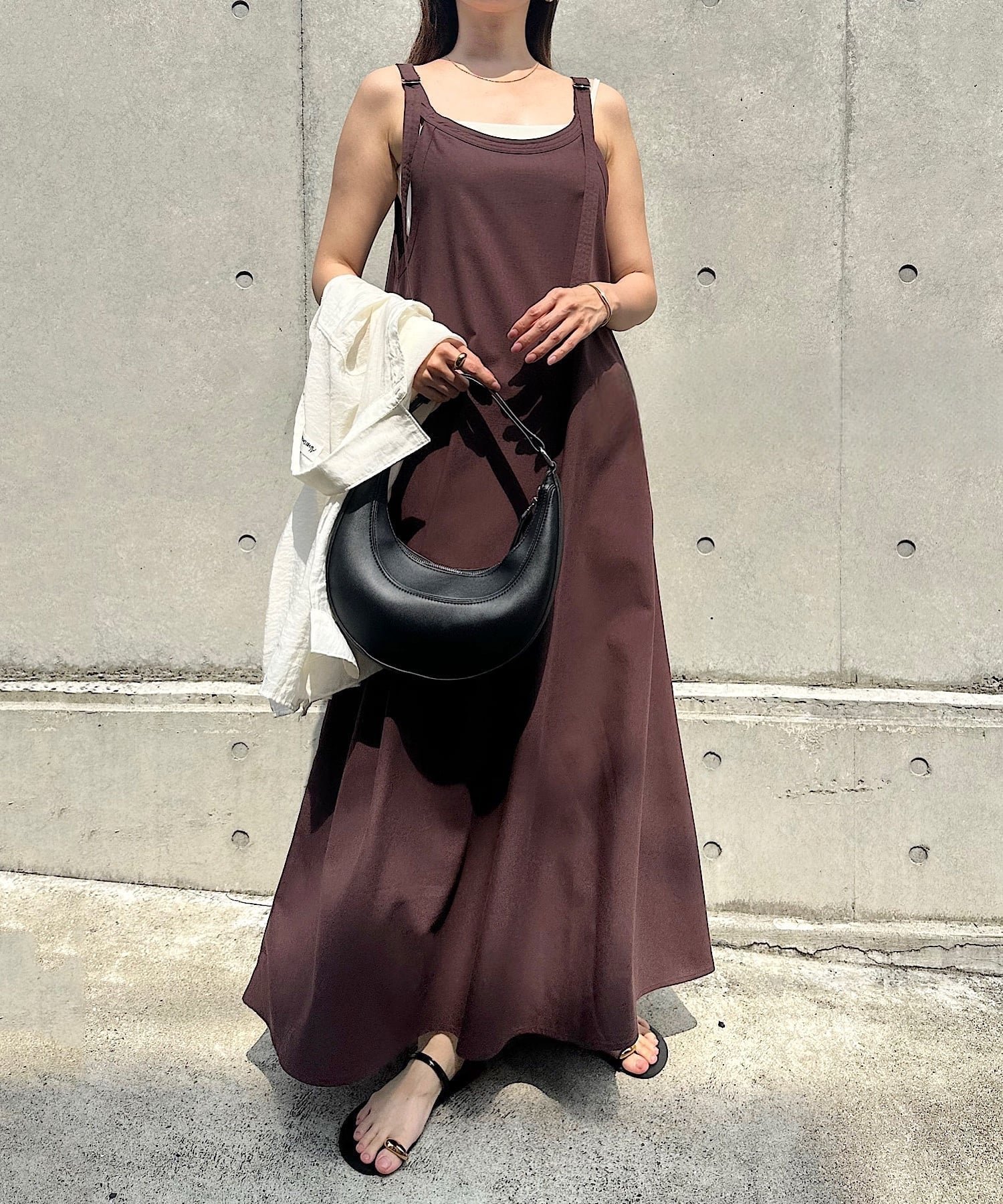 【アンドミー/andme】のリネン混 アメスリ フレア ワンピース インテリア・キッズ・メンズ・レディースファッション・服の通販 founy(ファニー) 　ファッション　Fashion　レディースファッション　Fashion for Women　ワンピース　Dresses　アメリカン　American Style　スリーブ　Sleeve, Long Sleeve / Short Sleeve　トレンド　Trend, Trending Now　フレア　Flare, Flared　ポケット　Pocket, Pocket Detail　リネン　Linen, Linen Fabric　おすすめ　Recommended / Our Picks　ブラウン|ID: prp329100004919306 ipo3291000000036903970