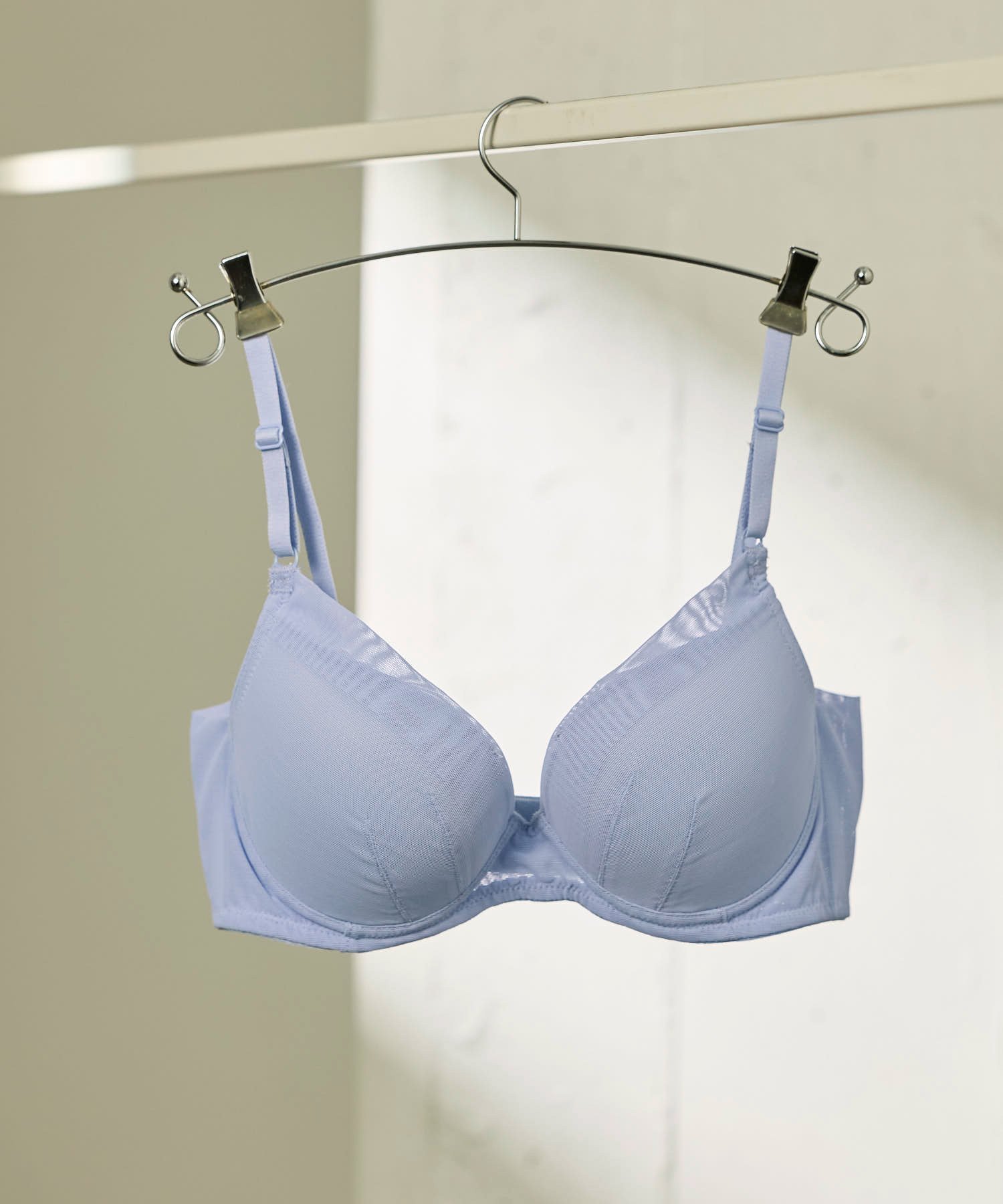 【ウンナナクール/une nana cool】の【ノンワイヤーブラ】ぷっくり上胸と背中すっきり BRAGENIC シンプル インテリア・キッズ・メンズ・レディースファッション・服の通販 founy(ファニー) ファッション Fashion レディースファッション Fashion for Women なめらか Smooth, Silky Texture シンプル Simple, Minimal ストレッチ Stretch, Stretchy Fabric ダブル Double, Double-Breasted ラップ Wrap, Wrap Design ループ Loop, Loop Knit ワイヤー Wire, Wired Bra サックスブルー|ID: prp329100004919323 ipo3291000000036904029