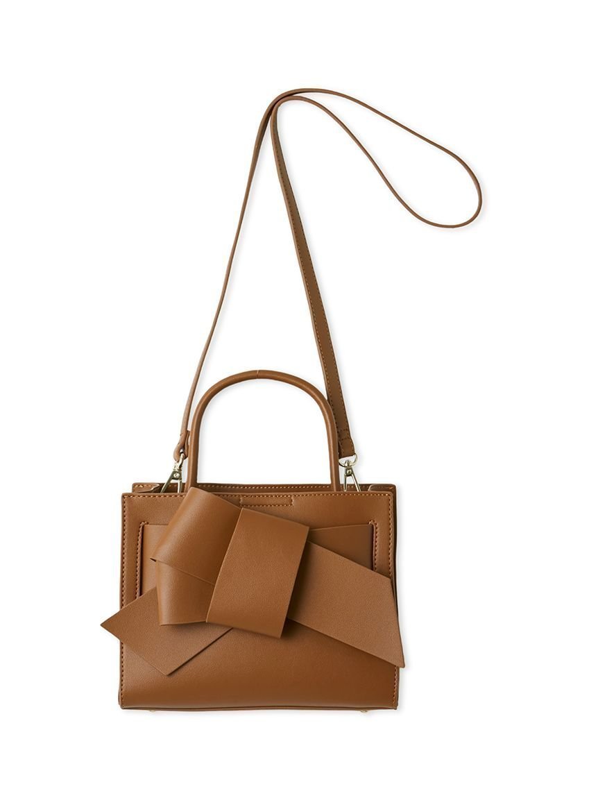 【フレイ アイディー/FRAY I.D】の【ルエル】リボンミドルバッグ インテリア・キッズ・メンズ・レディースファッション・服の通販 founy(ファニー) 　ファッション　Fashion　レディースファッション　Fashion for Women　バッグ　Bags　秋　Autumn　今季　This Season, Current Season　スタイリッシュ　Stylish, Fashionable　スマート　Smart, Elegant　人気　Popular, Best Seller　フォーマル　Formal, Dressy　ボックス　Boxy, Box Shape　ポケット　Pocket, Pocket Detail　リボン　Ribbon, Bow　CML[038]|ID: prp329100004923055 ipo3291000000036939747