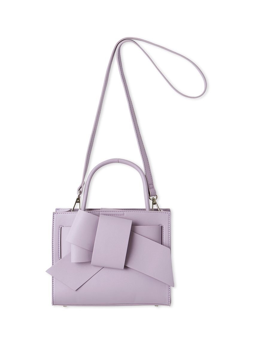 【フレイ アイディー/FRAY I.D】の【ルエル】リボンミドルバッグ インテリア・キッズ・メンズ・レディースファッション・服の通販 founy(ファニー) 　ファッション　Fashion　レディースファッション　Fashion for Women　バッグ　Bags　秋　Autumn　今季　This Season, Current Season　スタイリッシュ　Stylish, Fashionable　スマート　Smart, Elegant　人気　Popular, Best Seller　フォーマル　Formal, Dressy　ボックス　Boxy, Box Shape　ポケット　Pocket, Pocket Detail　リボン　Ribbon, Bow　PPL[077]|ID: prp329100004923055 ipo3291000000036939761