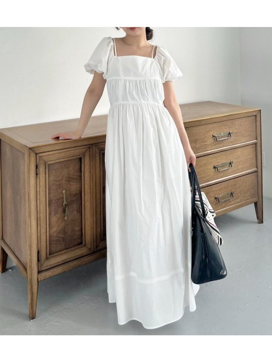 【スナイデル/SNIDEL】のオフショルパフスリワンピース 人気、トレンドファッション・服の通販 founy(ファニー) 　ファッション　Fashion　レディースファッション　Fashion for Women　ワンピース　Dresses　ウェーブ　Wavy Pattern　ギャザー　Gathered, Ruffled　ギンガム　Gingham, Gingham Fabric　シャーリング　Shirring, Ruched　ストレート　Straight, Straight Cut　スマート　Smart, Elegant　スリーブ　Sleeve, Long Sleeve / Short Sleeve　チェック　Check, Plaid, Tartan　チュール　Tulip, Tulip Motif　フィット　Fit, Slim Fit　フロント　Front, Front Design　無地　Plain, Solid Color　ラップ　Wrap, Wrap Design　ロマンティック　Romantic, Feminine Style　ローズ　Rose, Rose Motif　おすすめ　Recommended / Our Picks　 other-1|ID: prp329100004923345 ipo3291000000036942344