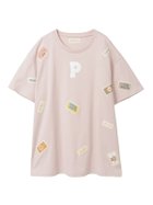 【ピンクハウス/PINK HOUSE】のPロゴ ネームワッペン使いカットソーチュニック ピンク|ID: prp329100004923572 ipo3291000000036943830