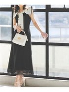 【スナイデル/SNIDEL】の【00サイズあり】セーラースカーフワンピース 人気、トレンドファッション・服の通販 founy(ファニー) ファッション Fashion レディースファッション Fashion for Women ワンピース Dresses エレガント 上品 Elegant 春 Spring クラシカル Classical, Vintage-Inspired シェイプ Shape, Slim Fit シャーリング Shirring, Ruched スマート Smart, Elegant タンブラー Tumbler, Travel Mug トレンド Trend, Trending Now ハンカチ Handkerchief, Hanky マキシ Maxi, Full Length リボン Ribbon, Bow レース Lace, Lace Fabric ワーク Workwear, Utility Style S/S・春夏 SS, Spring/Summer, Warm Season 夏 Summer thumbnail BLK[009]|ID: prp329100004923632 ipo3291000000036944192