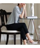 【プールヴー/PourVous】のスリーブパンツドレス結婚式オケージョンドレス同窓会パーティードレスお呼ばれ アイスブルー×ブラック|ID: prp329100004923636 ipo3291000000036944220