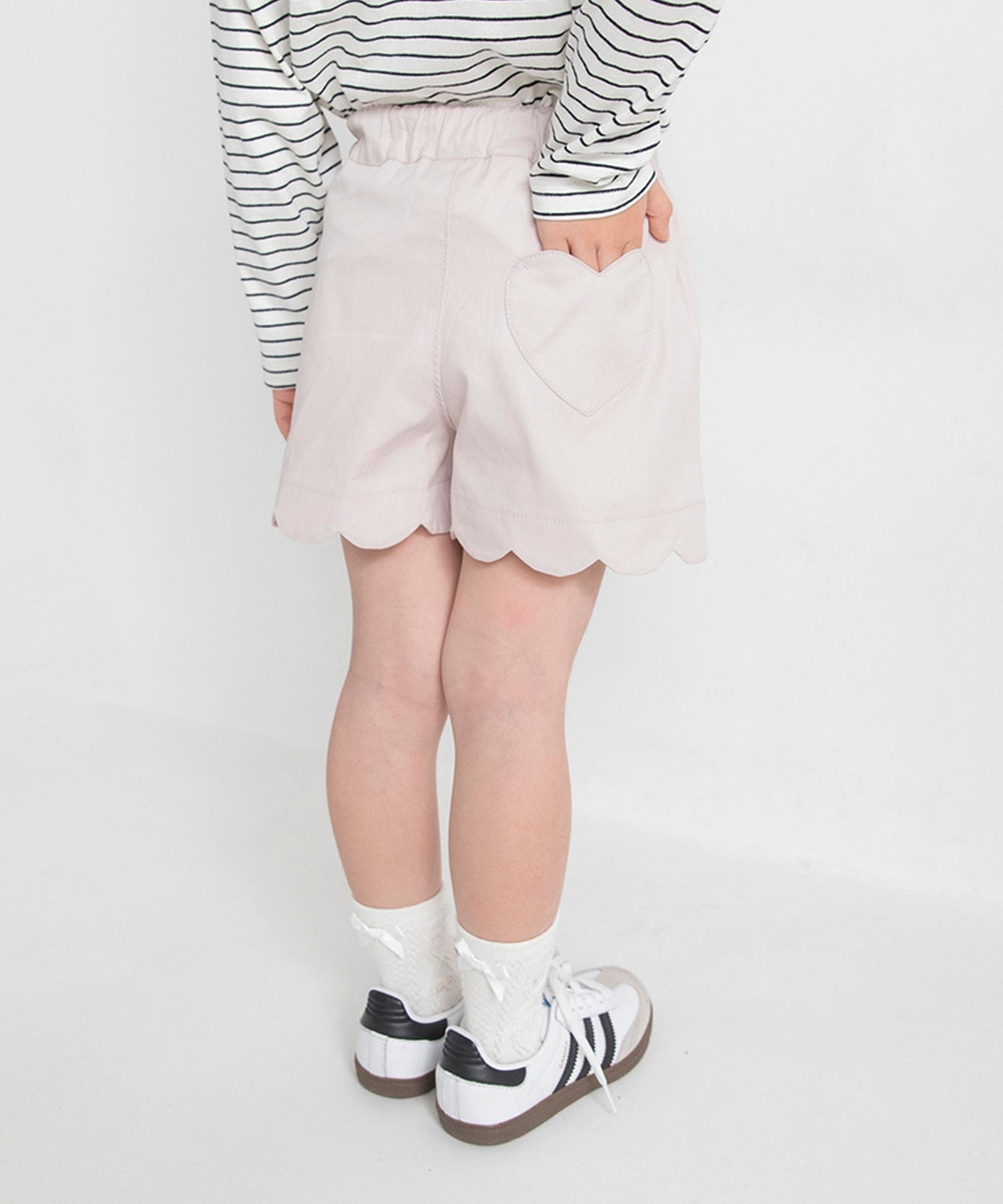 【ブランシェス/branshes / KIDS】のマシュマロショートパンツ インテリア・キッズ・メンズ・レディースファッション・服の通販 founy(ファニー) 　ファッション　Fashion　キッズファッション　Fashion for Kids　ボトムス　Bottoms　おすすめ　Recommended / Our Picks　ショート　Short, Short Length　スカラップ　Scallop, Scalloped Edge　チュニック　Tunic, Long Top　ツイル　Twist, Twisted Detail　デニム　Denim, Jeans Material　ポケット　Pocket, Pocket Detail　夏　Summer　春　Spring　S/S・春夏　SS, Spring/Summer, Warm Season　ピンクベージュ|ID: prp329100004923906 ipo3291000000036946246