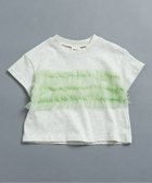 【エフオー オンラインストア/F.O.Online Store / KIDS】のWEB限定 チューブトップチュールTシャツ 人気、トレンドファッション・服の通販 founy(ファニー) ファッション Fashion キッズファッション Fashion for Kids 人気 Popular, Best Seller 半袖 Short Sleeve, Half Sleeve thumbnail アイボリー|ID: prp329100004923911 ipo3291000000036946275