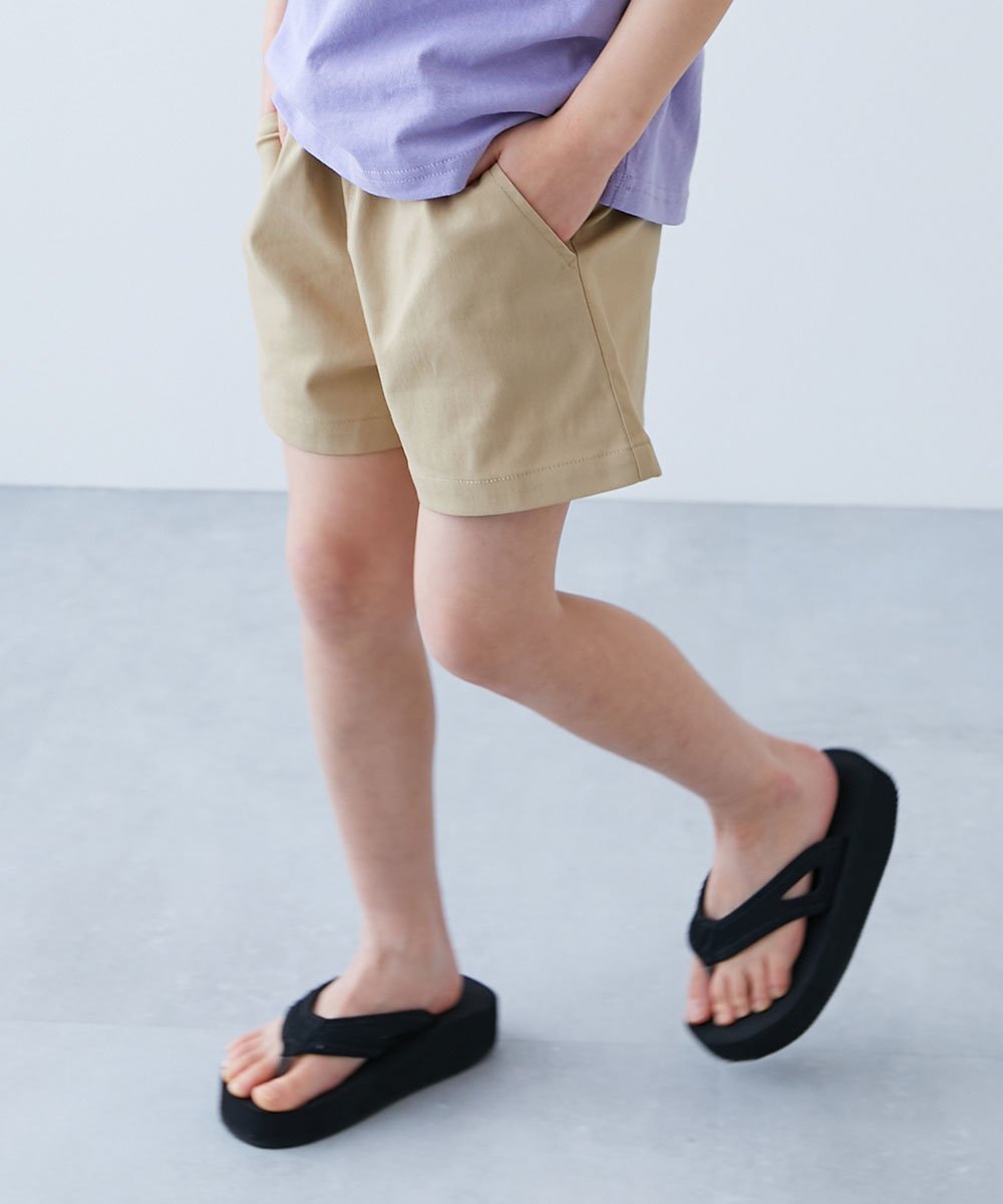 【デビロック/devirock / KIDS】のよくばりストレッチ ツイル ショートパンツ 子供服 キッズ 女の子 半ズボン 26SS インテリア・キッズ・メンズ・レディースファッション・服の通販 founy(ファニー) 　ファッション　Fashion　キッズファッション　Fashion for Kids　ボトムス　Bottoms　ショート　Short, Short Length　シンプル　Simple, Minimal　ストレッチ　Stretch, Stretchy Fabric　タンク　Tank Top, Sleeveless Top　チュニック　Tunic, Long Top　ツイル　Twist, Twisted Detail　人気　Popular, Best Seller　ハーフ　Half, Half-Length　おすすめ　Recommended / Our Picks　夏　Summer　2026年　2026　Dベージュ|ID: prp329100004924116 ipo3291000000036948442