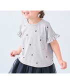 【デビロック/devirock / KIDS】のハート総柄 袖フリル 半袖Tシャツ 子供服 キッズ 女の子 ハート柄 ハート 26SS 人気、トレンドファッション・服の通販 founy(ファニー) ファッション Fashion キッズファッション Fashion for Kids デニム Denim, Jeans Material トレンド Trend, Trending Now 長袖 Long Sleeve, Full Sleeve フリル Frill, Ruffle プリント Print, Printed Pattern 半袖 Short Sleeve, Half Sleeve ワイド Wide, Wide Fit おすすめ Recommended / Our Picks 2026年 2026 thumbnail 003-杢グレー|ID: prp329100004924167 ipo3291000000036948776