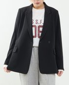 【ソフィット/Soffitto】のピークドラペルジャケット 人気、トレンドファッション・服の通販 founy(ファニー) ファッション Fashion レディースファッション Fashion for Women アウター Coat / Outerwear Collection レディースジャケット・軽アウター Jackets エレガント 上品 Elegant サテン Satin, Glossy Fabric シルク Silk, 100% Silk ジャケット Jacket, Outerwear ドレープ Drape, Draping Fabric thumbnail ブラック|ID: prp329100004924994 ipo3291000000036955076