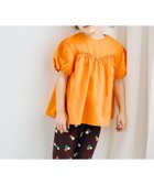 【エフオー オンラインストア/F.O.Online Store / KIDS】のWEB限定 バルーンスリーブペプラムトップス オレンジ|ID: prp329100004925785 ipo3291000000037328130
