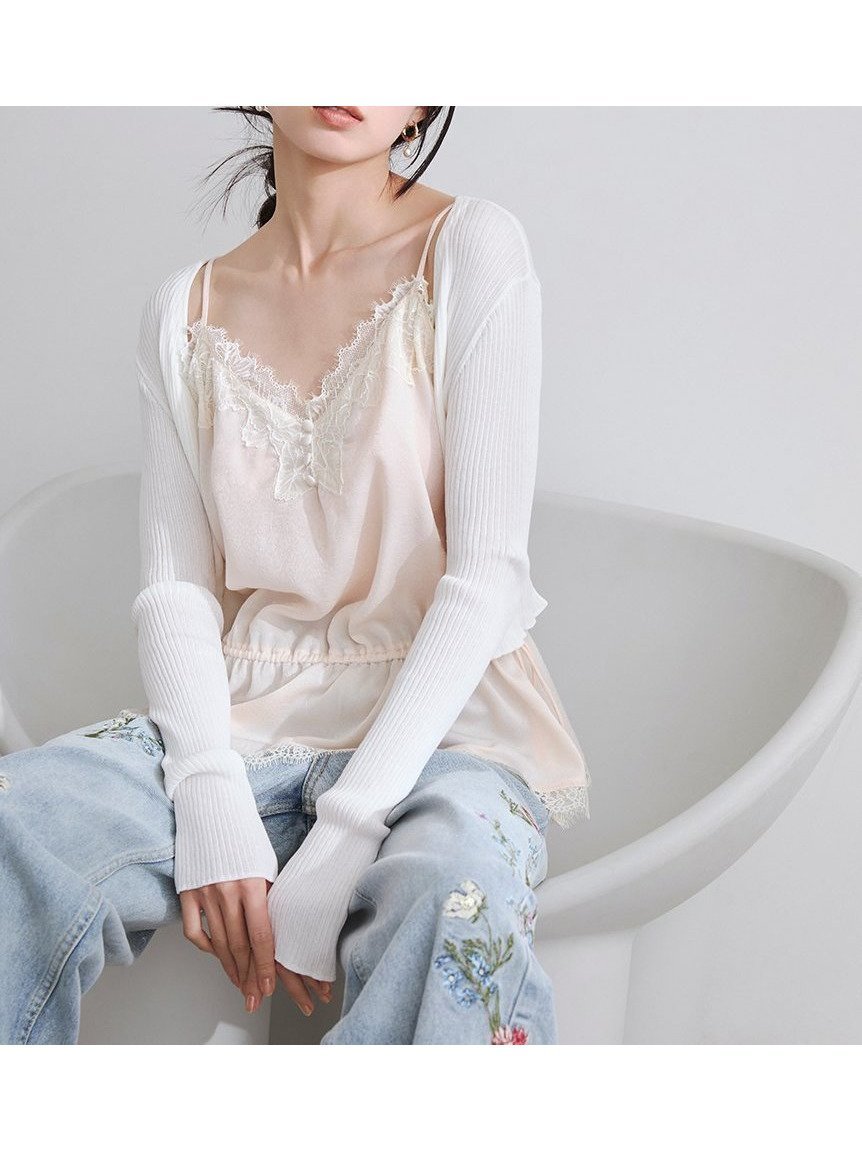 【フレイ アイディー/FRAY I.D】のシルクコットンクロップドリブニットカーディガン 人気、トレンドファッション・服の通販 founy(ファニー) ファッション Fashion レディースファッション Fashion for Women トップス・カットソー Cut & Sew Tops ニット Knit Tops & Sweaters カーディガン・羽織り Layered Style Cardigans 春 Spring カーディガン Cardigan, Knitwear キャミワンピース Cami Dress, Slip Dress コンパクト Compact, Small Size シアー Sheer, See-Through シルク Silk, 100% Silk スマート Smart, Elegant デコルテ Décolleté, Neckline トレンド Trend, Trending Now フィット Fit, Slim Fit ボタニカル Botanical, Floral Pattern メタル Metal, Metal Parts S/S・春夏 SS, Spring/Summer, Warm Season おすすめ Recommended / Our Picks 夏 Summer エレガント 上品 Elegant other-1|ID: prp329100004925943 ipo3291000000036963182