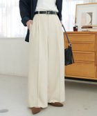 【ディスコート/Discoat】のとろみ2タックワイドパンツ《WEB限定カラーあり》 人気、トレンドファッション・服の通販 founy(ファニー) ファッション Fashion レディースファッション Fashion for Women パンツ Pants & Trousers おすすめ Recommended / Our Picks とろみ Fluid, Flowy Fabric カットソー Cut and Sewn Top ジャケット Jacket, Outerwear フロント Front, Front Design ワイド Wide, Wide Fit 人気 Popular, Best Seller ビジネス 仕事 通勤 Business / Work / Commuting thumbnail アイボリー|ID: prp329100004925958 ipo3291000000036963275