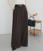 【ディスコート/Discoat】のとろみ2タックワイドパンツ《WEB限定カラーあり》 人気、トレンドファッション・服の通販 founy(ファニー) ファッション Fashion レディースファッション Fashion for Women パンツ Pants & Trousers おすすめ Recommended / Our Picks とろみ Fluid, Flowy Fabric カットソー Cut and Sewn Top ジャケット Jacket, Outerwear フロント Front, Front Design ワイド Wide, Wide Fit 人気 Popular, Best Seller ビジネス 仕事 通勤 Business / Work / Commuting thumbnail ダークブラウン|ID: prp329100004925958 ipo3291000000036963285