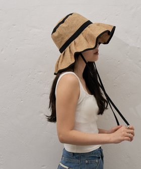 【チャオパニックティピー/CIAOPANIC TYPY】の【UV対応】柔らか配色たためるジュートフリルハット 人気、トレンドファッション・服の通販 founy(ファニー) ファッション Fashion レディースファッション Fashion for Women おすすめ Recommended / Our Picks コンパクト Compact, Small Size ジュート Jute, Natural Fiber フリル Frill, Ruffle 夏 Summer |ID:prp329100004925974