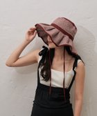 【チャオパニックティピー/CIAOPANIC TYPY】の【UV対応】柔らか配色たためるジュートフリルハット 人気、トレンドファッション・服の通販 founy(ファニー) ファッション Fashion レディースファッション Fashion for Women おすすめ Recommended / Our Picks コンパクト Compact, Small Size ジュート Jute, Natural Fiber フリル Frill, Ruffle 夏 Summer thumbnail レッド|ID: prp329100004925974 ipo3291000000036963344