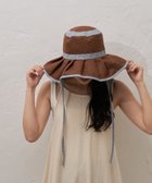 【チャオパニックティピー/CIAOPANIC TYPY】の【UV対応】柔らか配色たためるジュートフリルハット 人気、トレンドファッション・服の通販 founy(ファニー) ファッション Fashion レディースファッション Fashion for Women おすすめ Recommended / Our Picks コンパクト Compact, Small Size ジュート Jute, Natural Fiber フリル Frill, Ruffle 夏 Summer thumbnail ブラウン|ID: prp329100004925974 ipo3291000000036963346