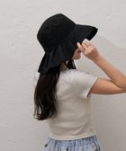 【チャオパニックティピー/CIAOPANIC TYPY】の【UV対応】柔らか配色たためるジュートフリルハット 人気、トレンドファッション・服の通販 founy(ファニー) ファッション Fashion レディースファッション Fashion for Women おすすめ Recommended / Our Picks コンパクト Compact, Small Size ジュート Jute, Natural Fiber フリル Frill, Ruffle 夏 Summer thumbnail ブラック|ID: prp329100004925974 ipo3291000000036963348