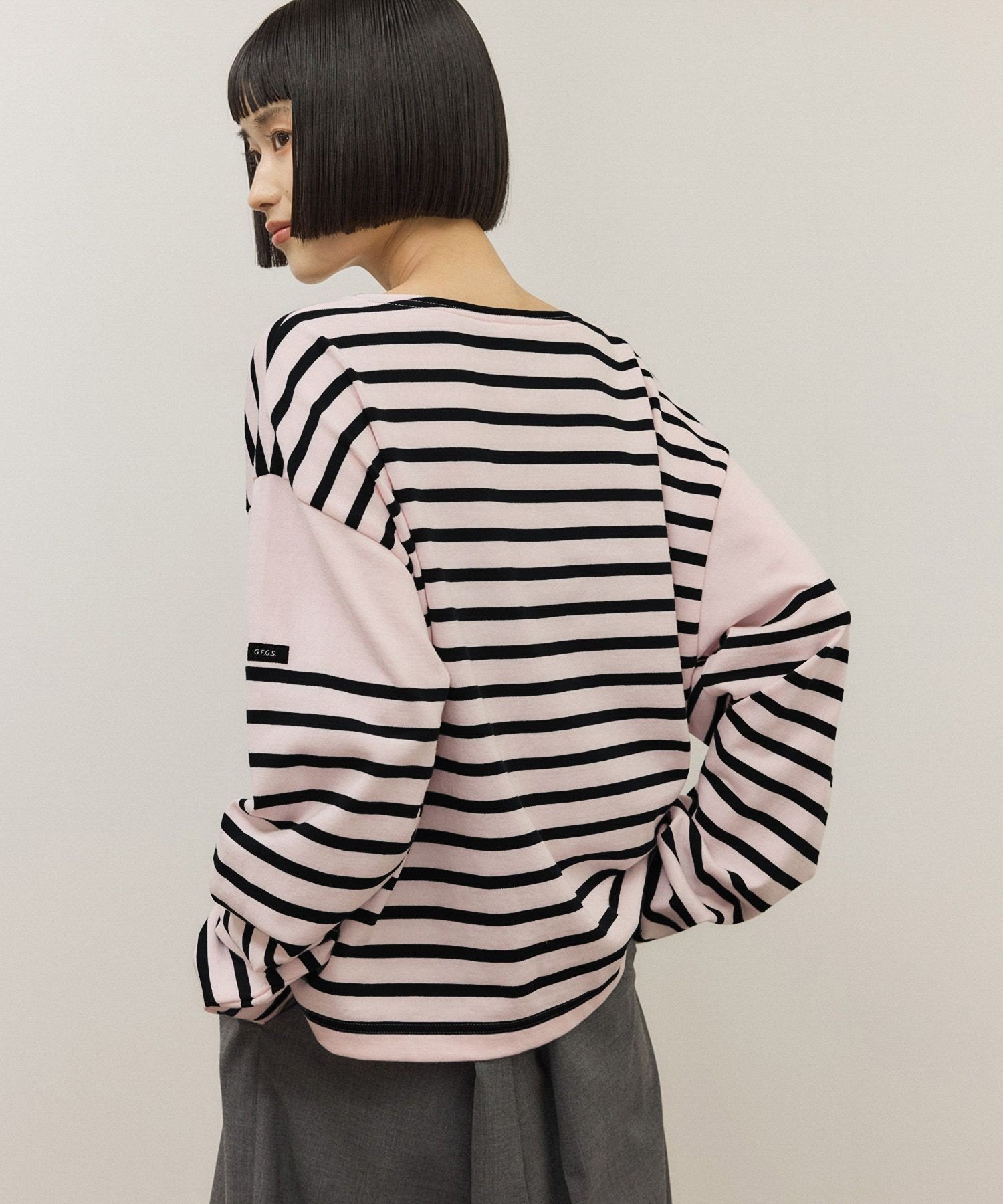 【アダム エ ロペ/ADAM ET ROPE'】の【G.F.G.S. for ADAM ET ROPE 】別注ボートネックボーダー インテリア・キッズ・メンズ・レディースファッション・服の通販 founy(ファニー) 　ファッション　Fashion　レディースファッション　Fashion for Women　春　Spring　ターコイズ　Turquoise, Blue-Green　人気　Popular, Best Seller　ボトム　Bottoms, Lower Wear　別注　Limited Edition, Custom Order　モダン　Modern, Contemporary　S/S・春夏　SS, Spring/Summer, Warm Season　夏　Summer　2026年　2026　ピンク(63)|ID: prp329100004926000 ipo3291000000036963446