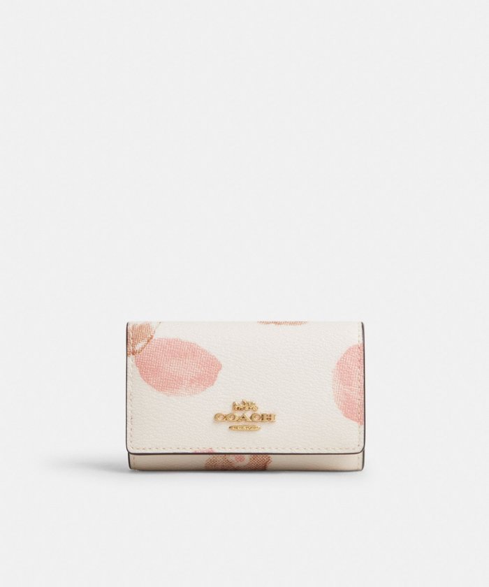 【コーチ/COACH】の【公式】ファイブ リング キー ケース・フローラル プリント インテリア・キッズ・メンズ・レディースファッション・服の通販 founy(ファウニー) https://founy.com/ ファッション Fashion レディースファッション Fashion for Women アウトレット Outlet / Clearance シューズ Shoes, Footwear プリント Print, Printed Pattern ポケット Pocket, Pocket Detail 財布 Wallet, Purse |ID: prp329100004926021 ipo3291000000037306429