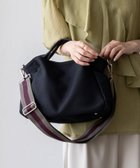 【ヴィータフェリーチェ/VitaFelice】の本革ハンドル2wayトートバッグ レディース ナイロン キャンバス 人気、トレンドファッション・服の通販 founy(ファニー) ファッション Fashion レディースファッション Fashion for Women バッグ Bags キャンバス Canvas, Canvas Fabric ショルダー Shoulder, Shoulder Strap フォルム Silhouette, Form thumbnail ブラック|ID: prp329100004926026 ipo3291000000036963540