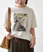 【シップス フォー ウィメン/SHIPS】の【SHIPS any別注】La Hutte 洗濯機可能 デザイン ロゴ プリント TEE 26SS ホワイト系1|ID:prp329100004926109