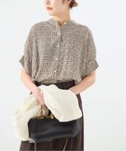 【ジャーナルスタンダード レサージュ/journal standard L'essage】のDEVEAUX GOLDラメモノトーンシャツ 人気、トレンドファッション・服の通販 founy(ファニー) ファッション Fashion レディースファッション Fashion for Women トップス・カットソー Cut & Sew Tops シャツ・ブラウス・オフィスカジュアル Elegant Blouses & Button-Ups 2026年 2026 カシュクール Wrap Design バランス Balance, Style Balance プリント Print, Printed Pattern モノトーン Monotone, Black and White リラックス Relax, Relaxed Fit 人気 Popular, Best Seller 別注 Limited Edition, Custom Order 羽織 Haori, Light Jacket thumbnail ホワイト A|ID: prp329100004926156 ipo3291000000036964195