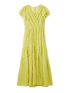 【フレイ アイディー/FRAY I.D】の【00サイズあり】フリンジジャカードティアードワンピース 人気、トレンドファッション・服の通販 founy(ファニー) ファッション Fashion レディースファッション Fashion for Women ワンピース Dresses エアリー Airy Texture シアー Sheer, See-Through スマート Smart, Elegant ダブル Double, Double-Breasted 定番 Standard, Basic Item 人気 Popular, Best Seller フレア Flare, Flared フロント Front, Front Design メタル Metal, Metal Parts thumbnail LIME[022]|ID: prp329100004926203 ipo3291000000036964400